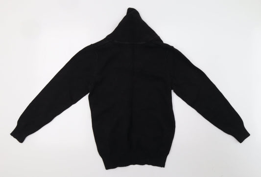 Mens UK Size XS Marks and Spencer Black Pullover Sweatshirt
