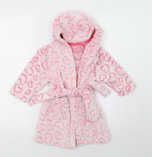 Mothercare Girls Pink Polka Dot Gown Size XS
