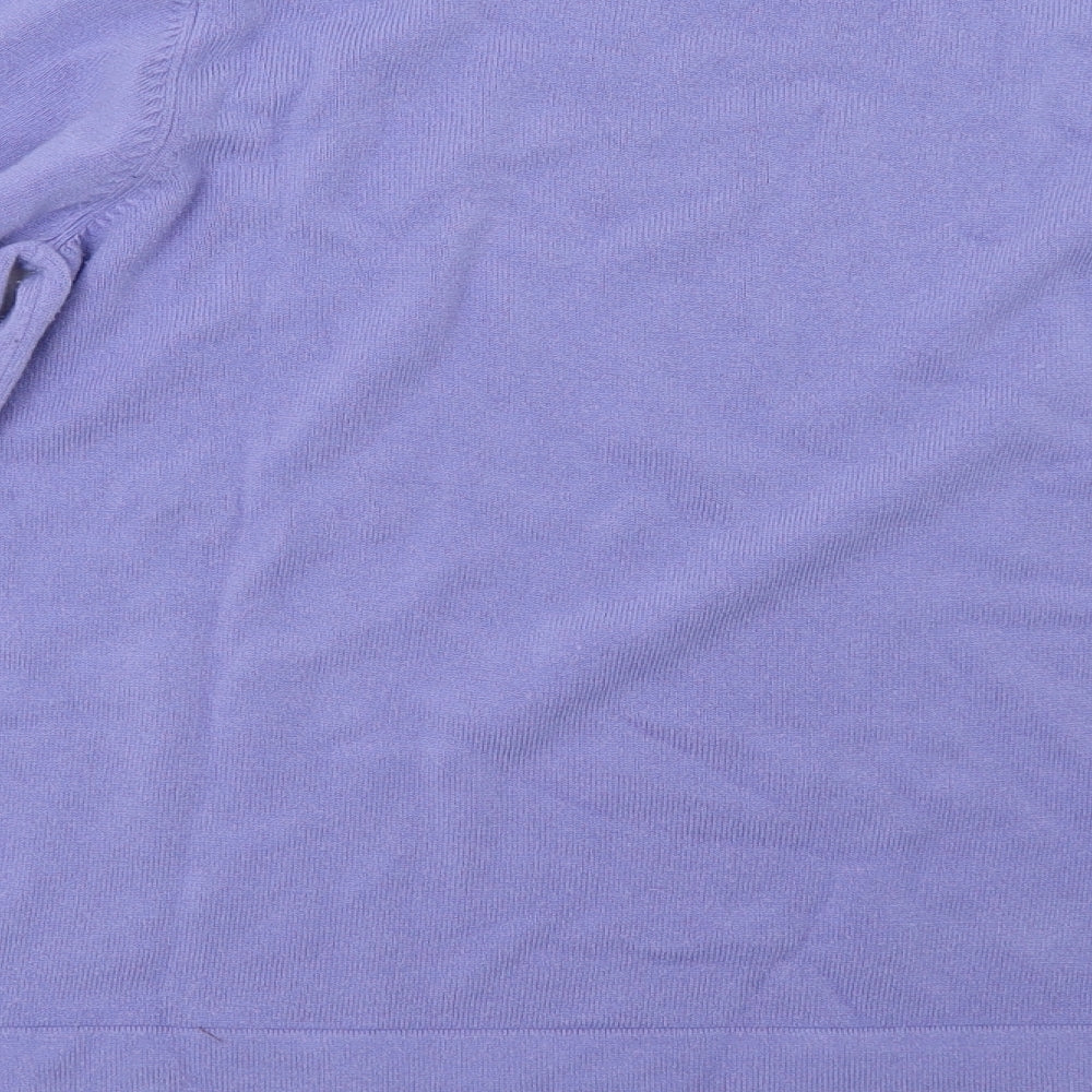 Bonmarché Womens Purple Pullover Sweatshirt Size M