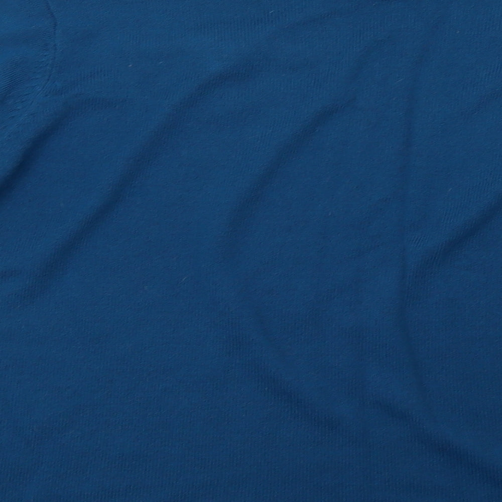 CASAMIA Womens Blue Knit Pullover Sweatshirt Size L