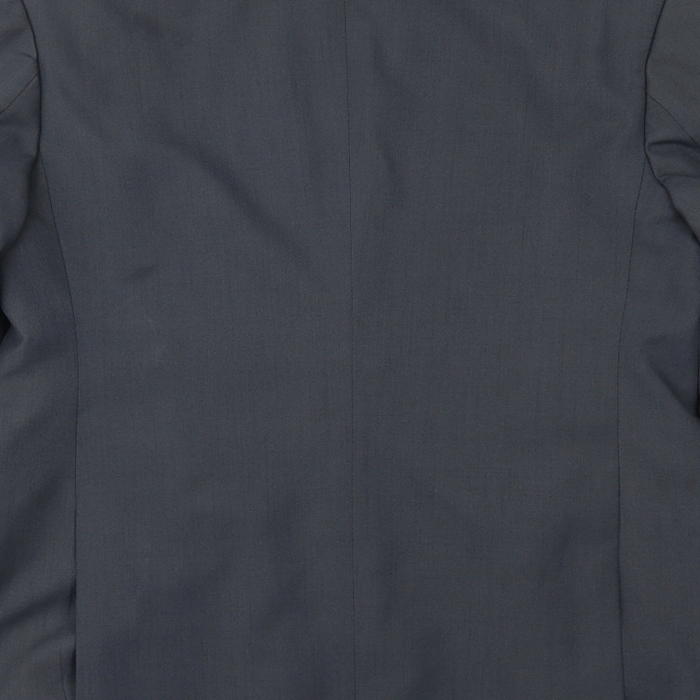 Mens UK Size 36 Preworn Regular Grey Suit Jacket