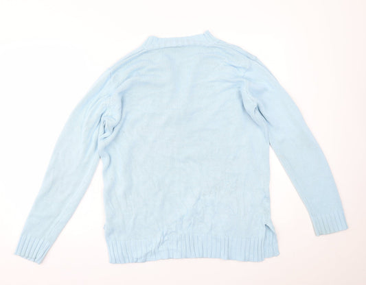 Womens UK Size 16 For Women Blue Pullover Jumper