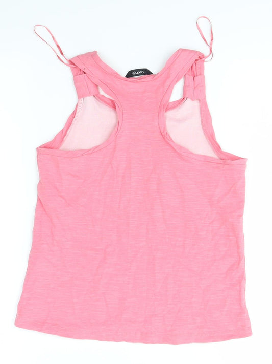 George Girls Pink Basic Tank Size 8-9 Years