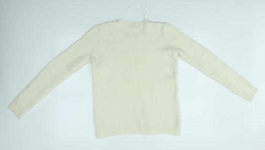 Womens UK Size 10 Dorothy Perkins Ivory Pullover Jumper
