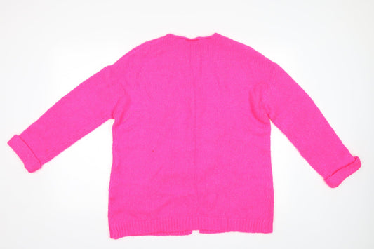 Womens UK Size XS ESMARA Pink Cardigan Jumper