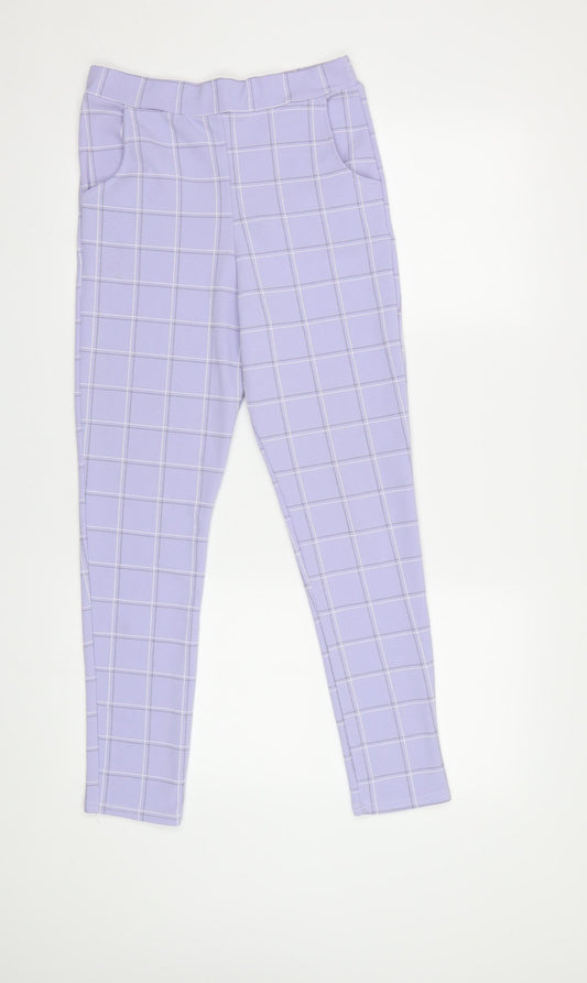 Womens UK Size 8 I SAW IT FIRST Regular Fit Purple Trousers