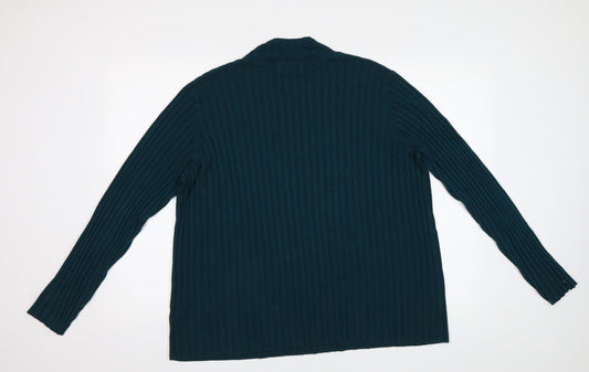 Papay Womens Green Pullover Jumper Size 20