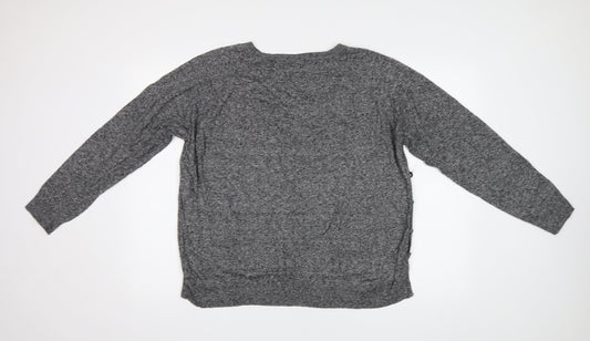 Womens UK Size XL M&S Grey Pullover Jumper