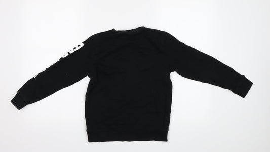 NEXT Girls Black Pullover Sweatshirt Size 9 Years - Star Wars
