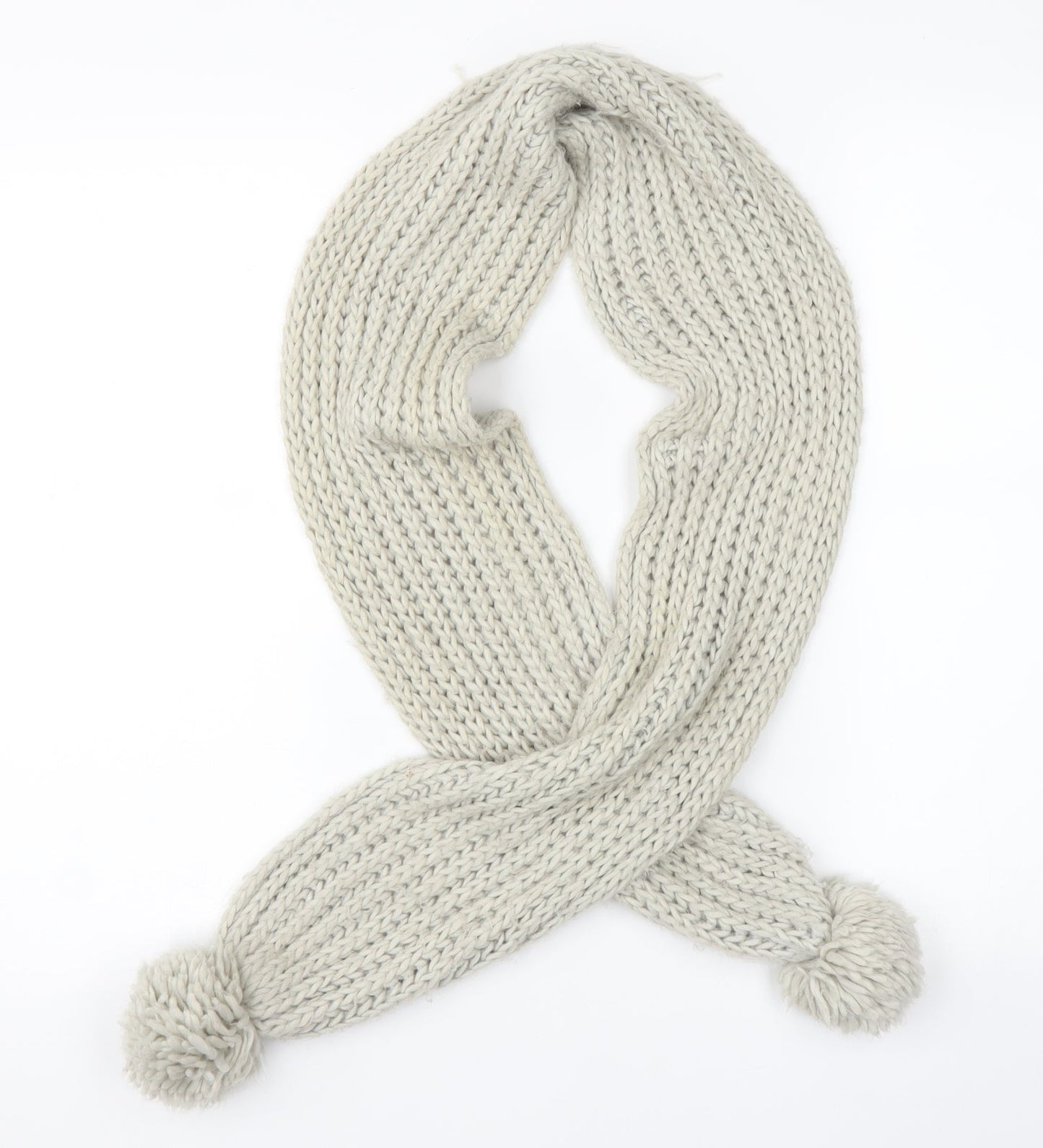 Preworn Womens Grey Scarf