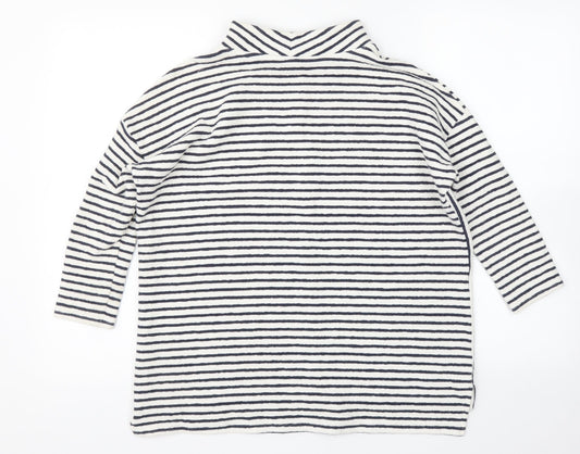 Nutmeg Womens Multicoloured Striped  Pullover Jumper Size 8