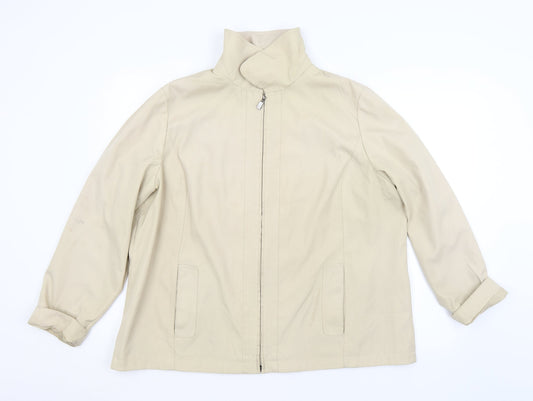 BM Womens Beige Jacket Size L