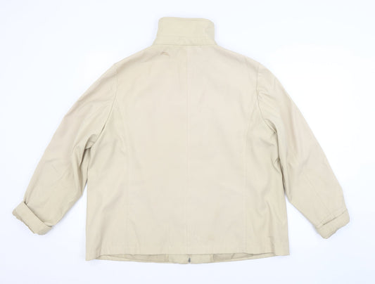 BM Womens Beige Jacket Size L