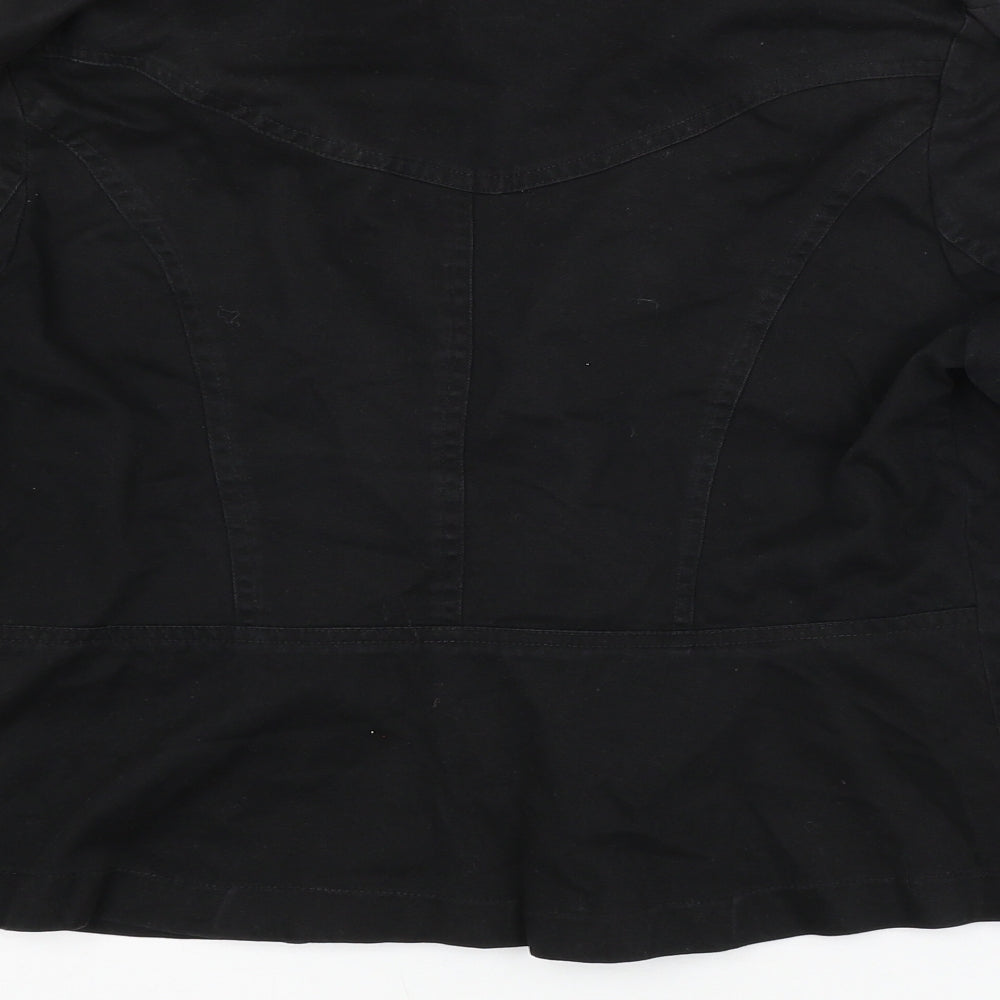 Womens UK Size 12 Preworn Black Jacket