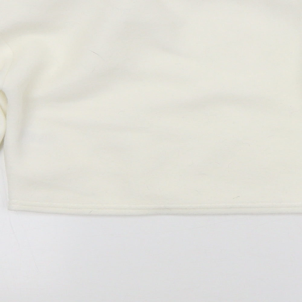 Womens UK Size 6 PRETTYLITTLETHING White Pullover Jumper