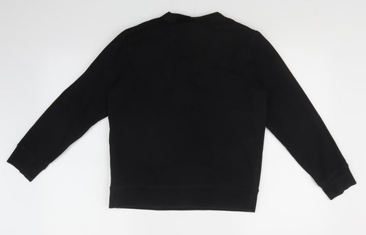 H&M Boys Black Pullover Sweatshirt Size S