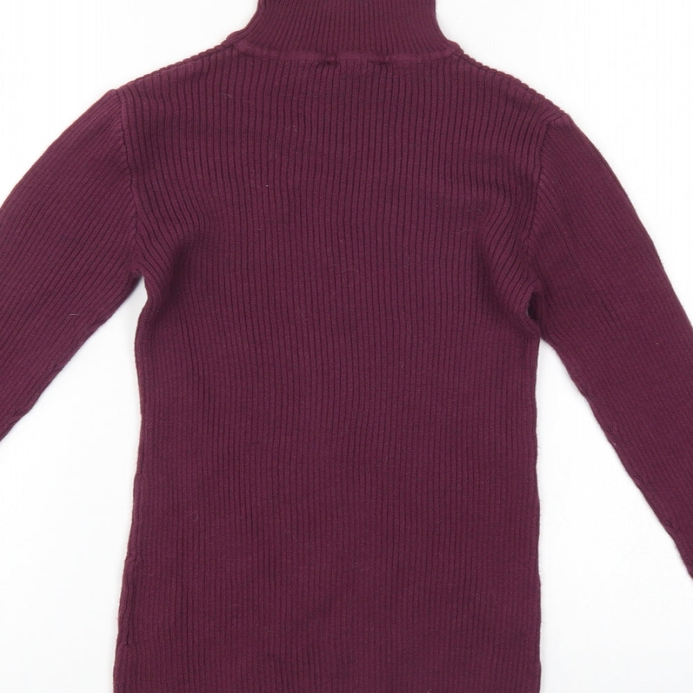 Womens UK Size 8 Select Purple Pullover Jumper