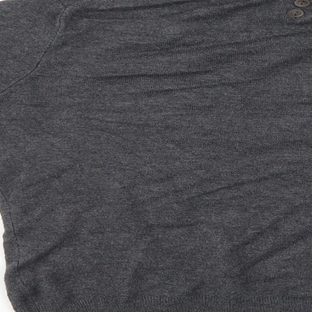 Womens UK Size S Zara Grey Pullover Jumper