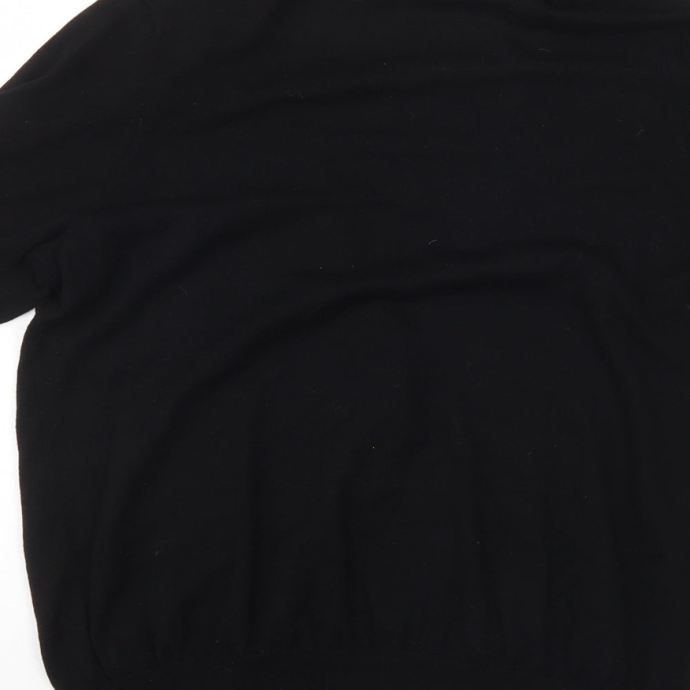 Womens UK Size 14 Evans Black Pullover Jumper