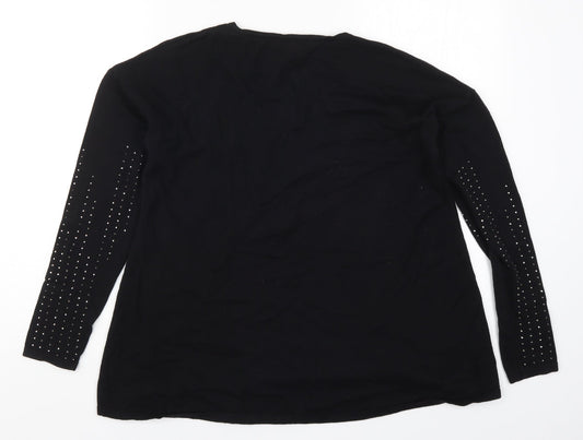 Womens UK Size 10 NEXT Black Pullover Jumper
