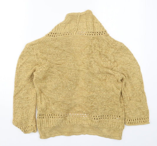 Womens UK Size 16 Matalan Beige Cardigan Jumper