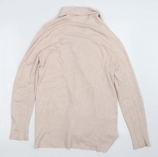 Primark Womens Pink Knit Cape Jumper Size 10