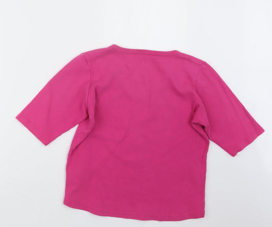 ZOUL Womens Pink Pullover Jumper Size 10