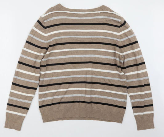 CC Womens Beige Pullover Jumper Size XL