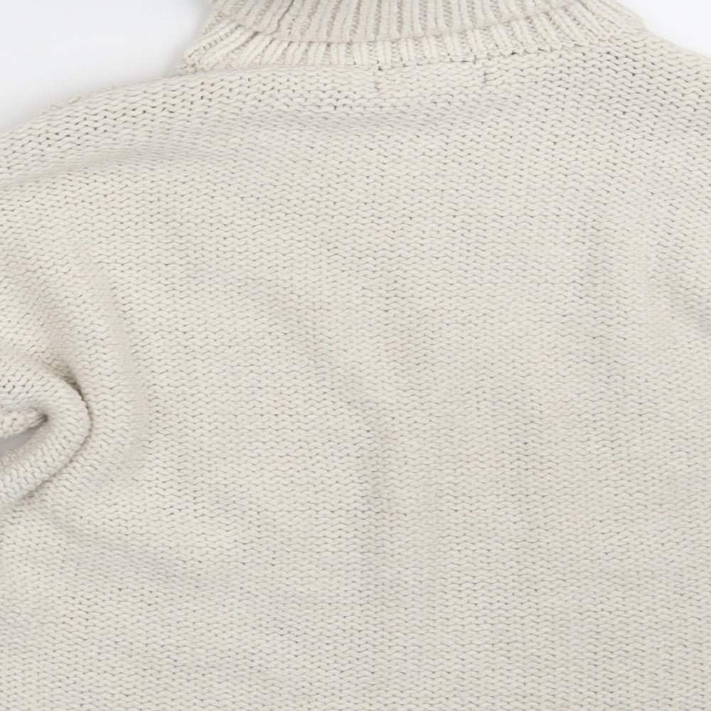 Primark Womens White Pullover Jumper Size 6