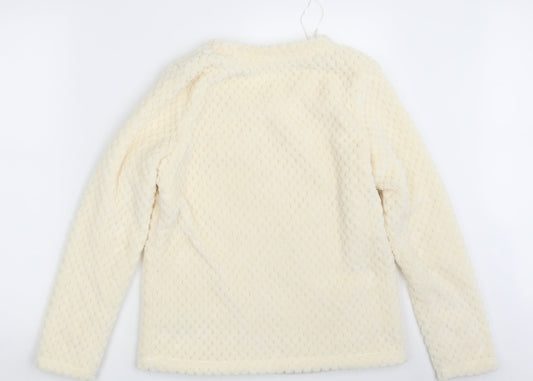 Georgew Womens Ivory Pullover Jumper Size 12