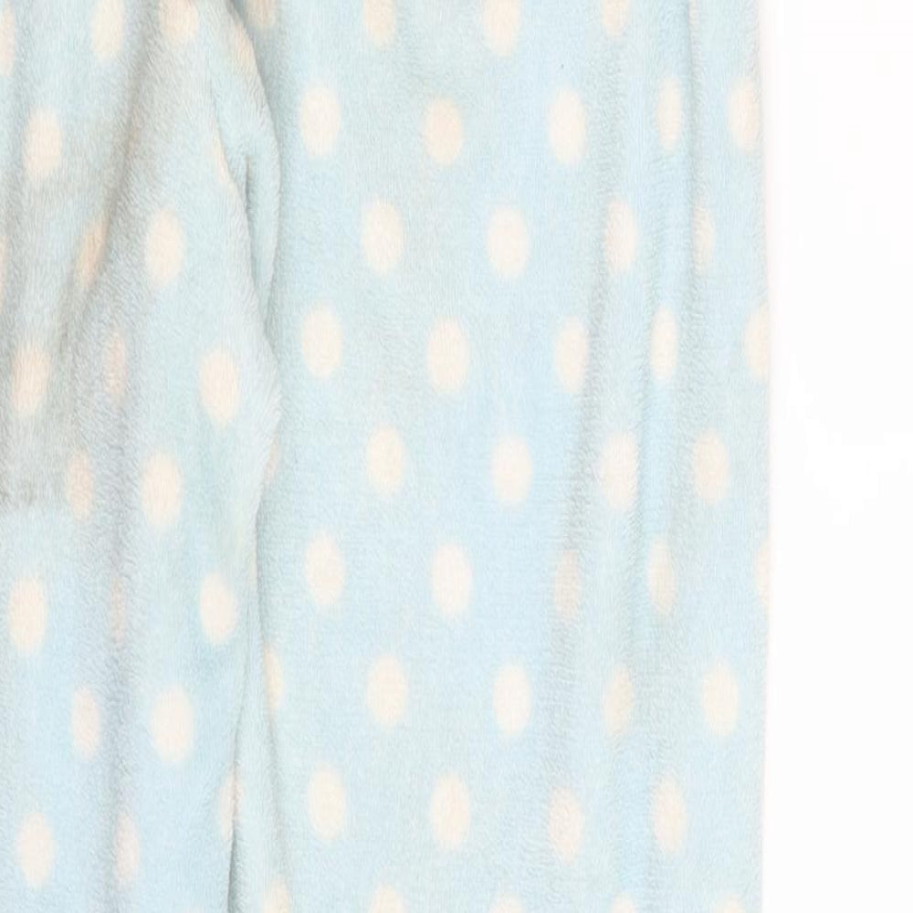 Disney Womens Blue Polka Dot Jogger Trousers Size 10 L26 in