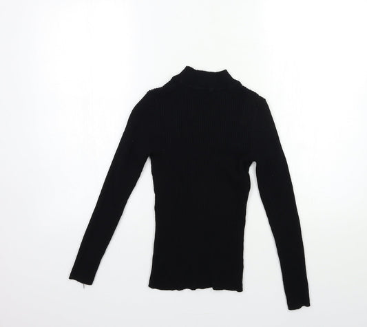 Primark Womens Black Knit Pullover Jumper Size 10