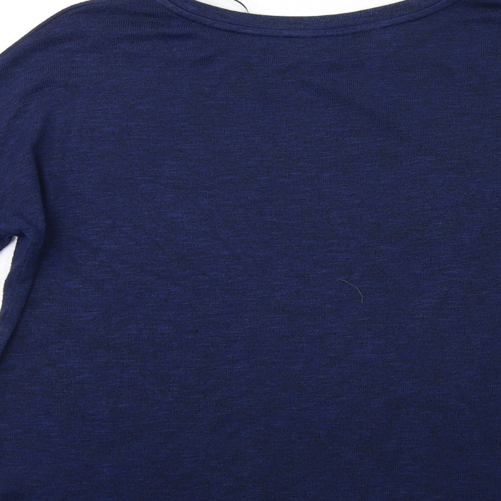 TU Womens Blue Knit Pullover Jumper Size 10