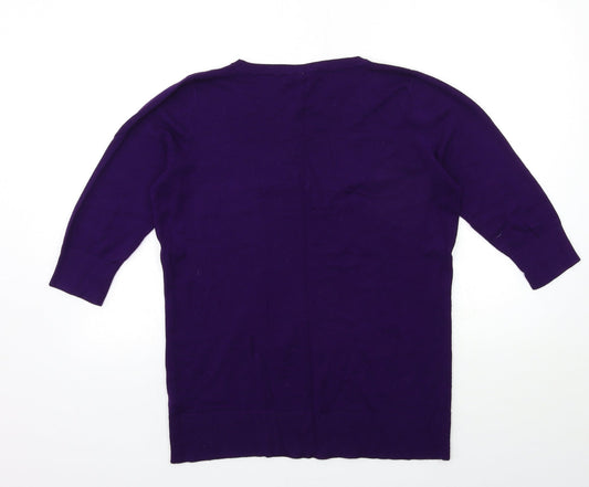 Womens UK Size 16 BHS Purple Pullover Jumper