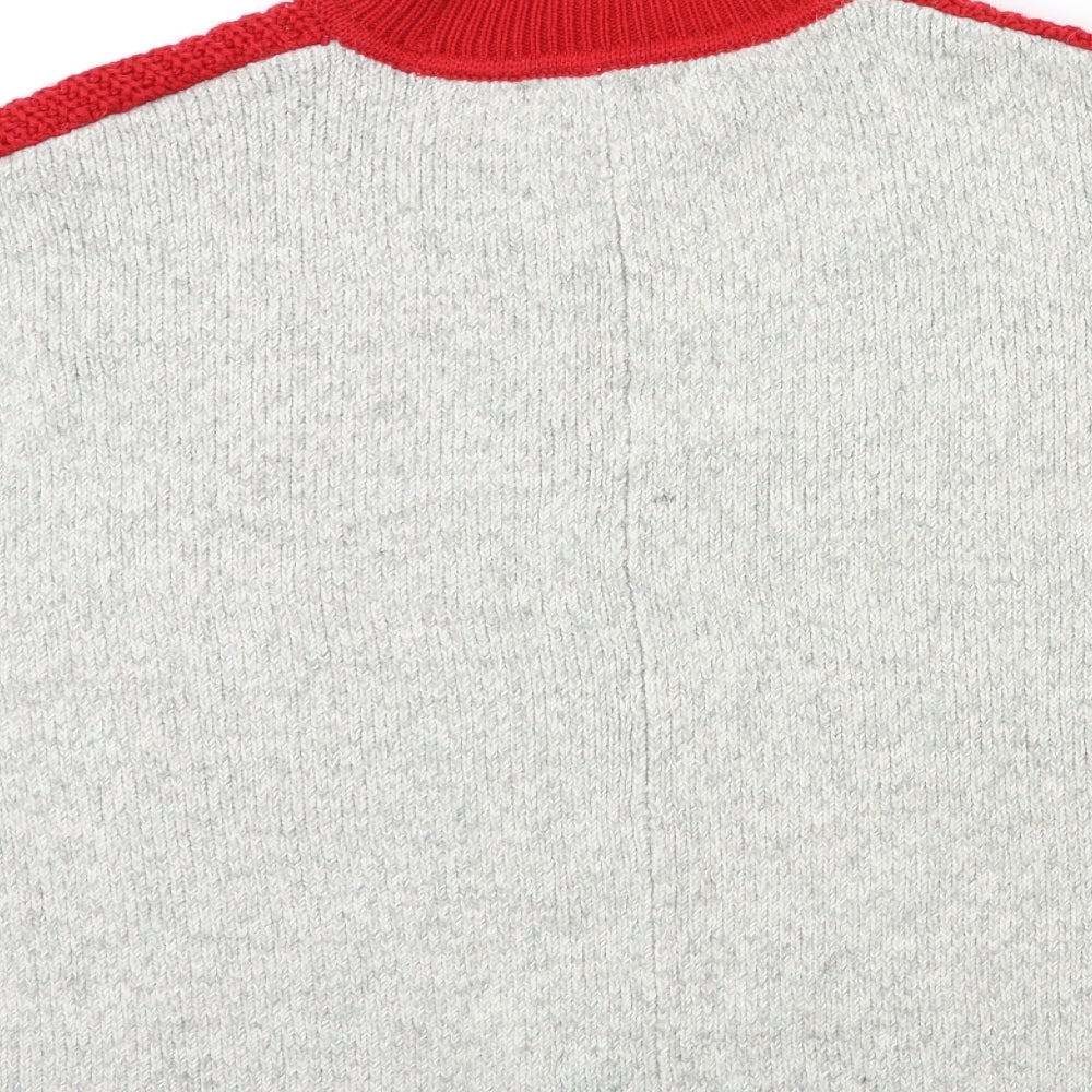 Womens UK Size M Marks and Spencer Red Pullover Jumper