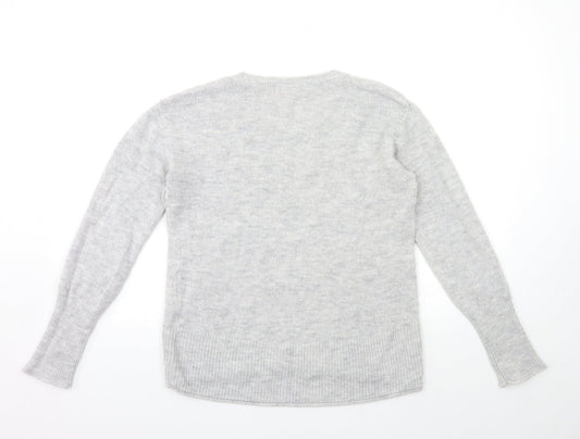Womens UK Size M H&M Grey Pullover Jumper