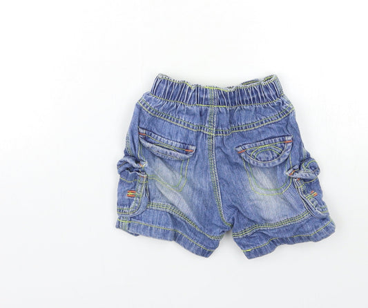 George Baby Blue Denim Cropped Jeans Size 9-12 Months