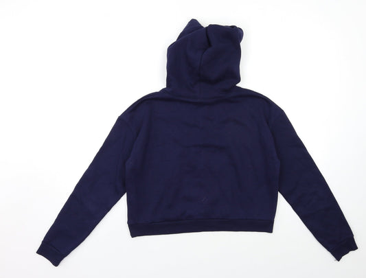 New Look Girls Blue Pullover Hoodie Size 12 Years
