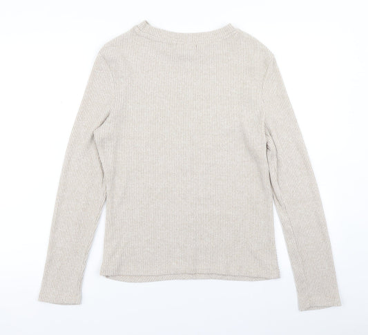 Primark Womens Beige Basic T-Shirt Size L