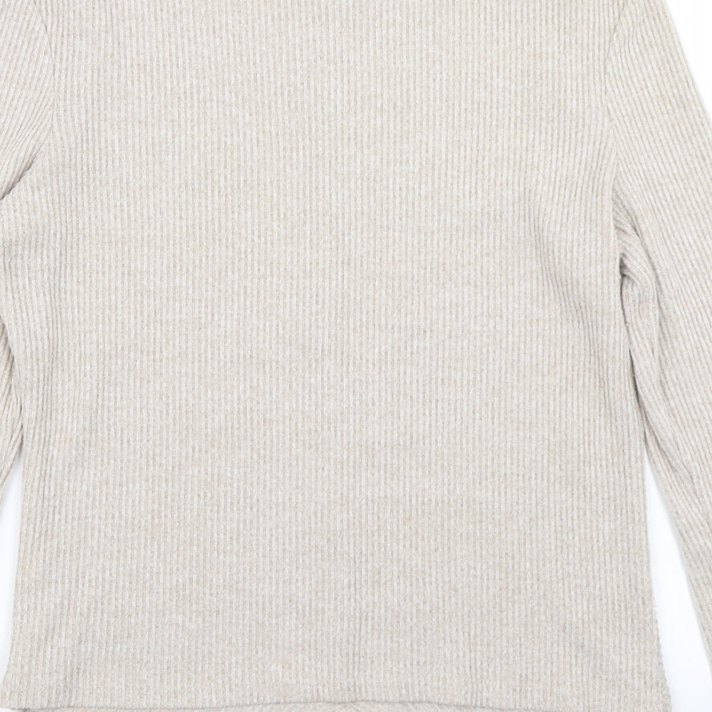 Primark Womens Beige Basic T-Shirt Size L