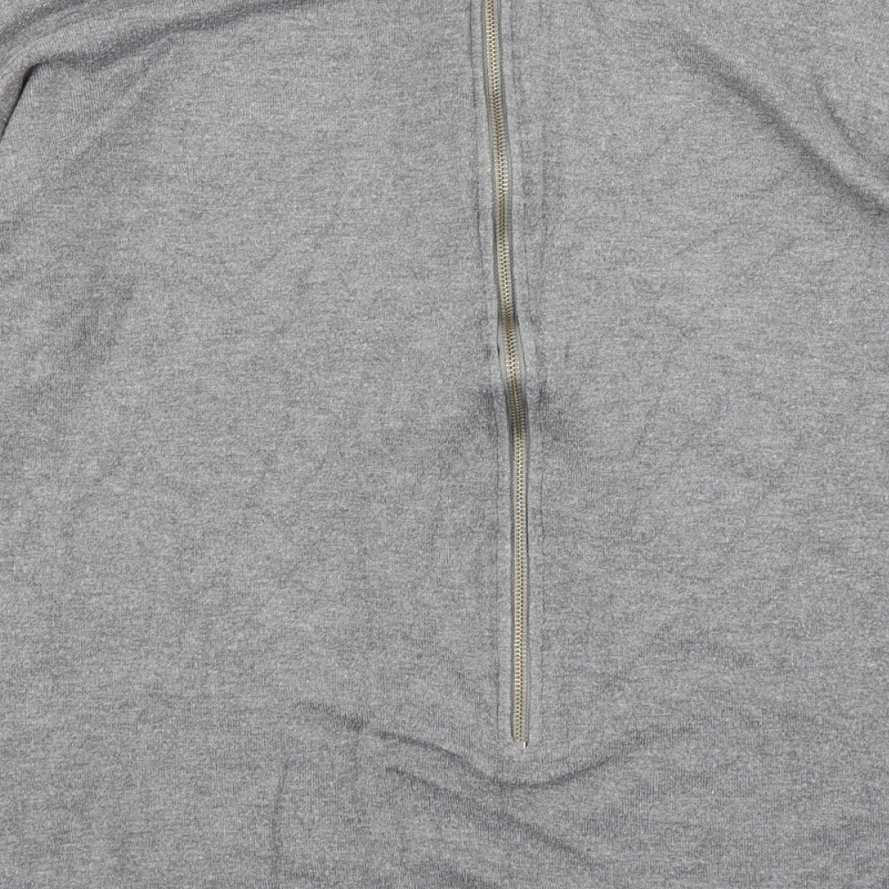 Womens UK Size M Atmosphere Grey Basic T-Shirt