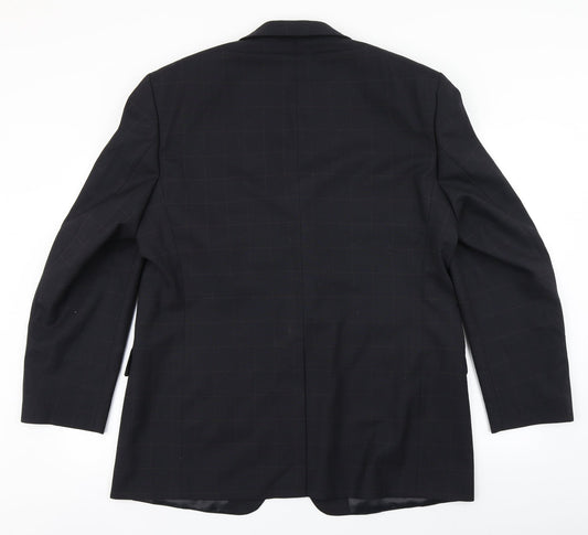 Mens UK Size 44 BHS Regular Blue Suit Jacket