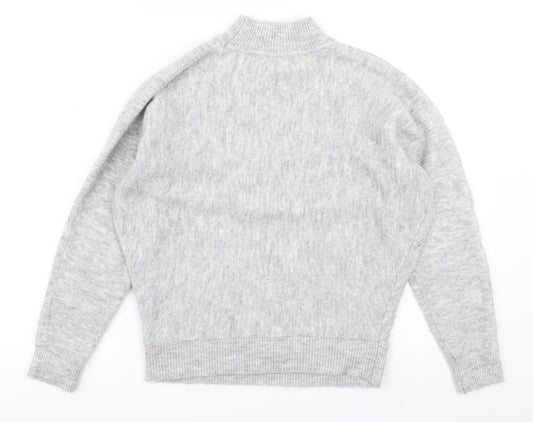 Primark Womens Grey Knit Pullover Jumper Size 2XS