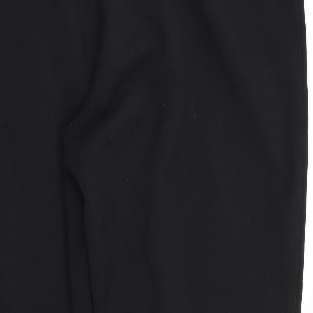 Womens UK Size 16 arista Regular Fit Black Trousers