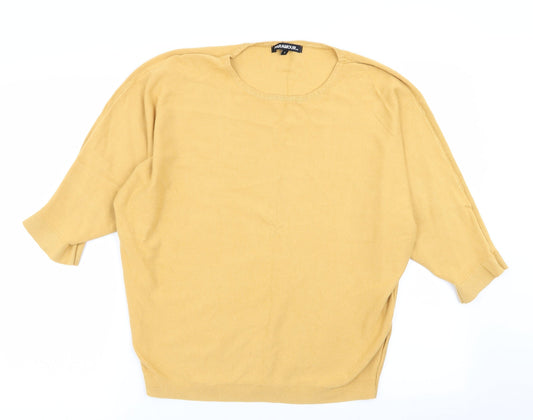 Womens UK Size S paramour Yellow Pullover Jumper
