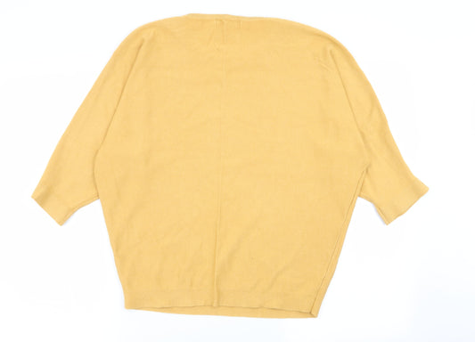 Womens UK Size S paramour Yellow Pullover Jumper