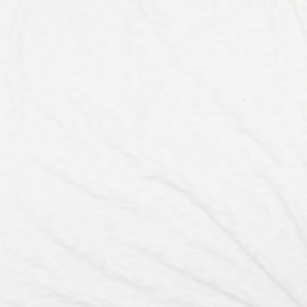 Womens UK Size 12 jd williams White Basic T-Shirt