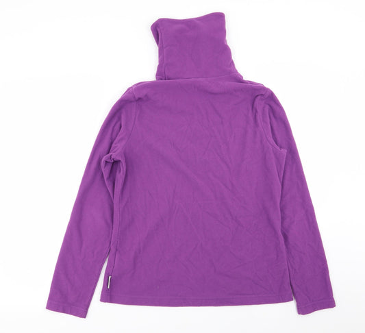 Womens UK Size M DECATHLON Purple Pullover Jumper