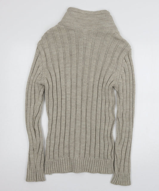 Vangalla Womens Grey Knit Pullover Jumper Size S