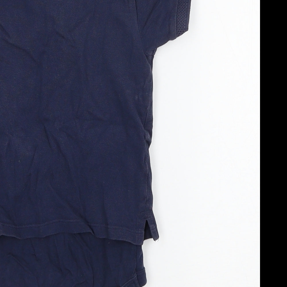 TU Boys Blue Jersey Babygrow One-Piece Size 12-18 Months